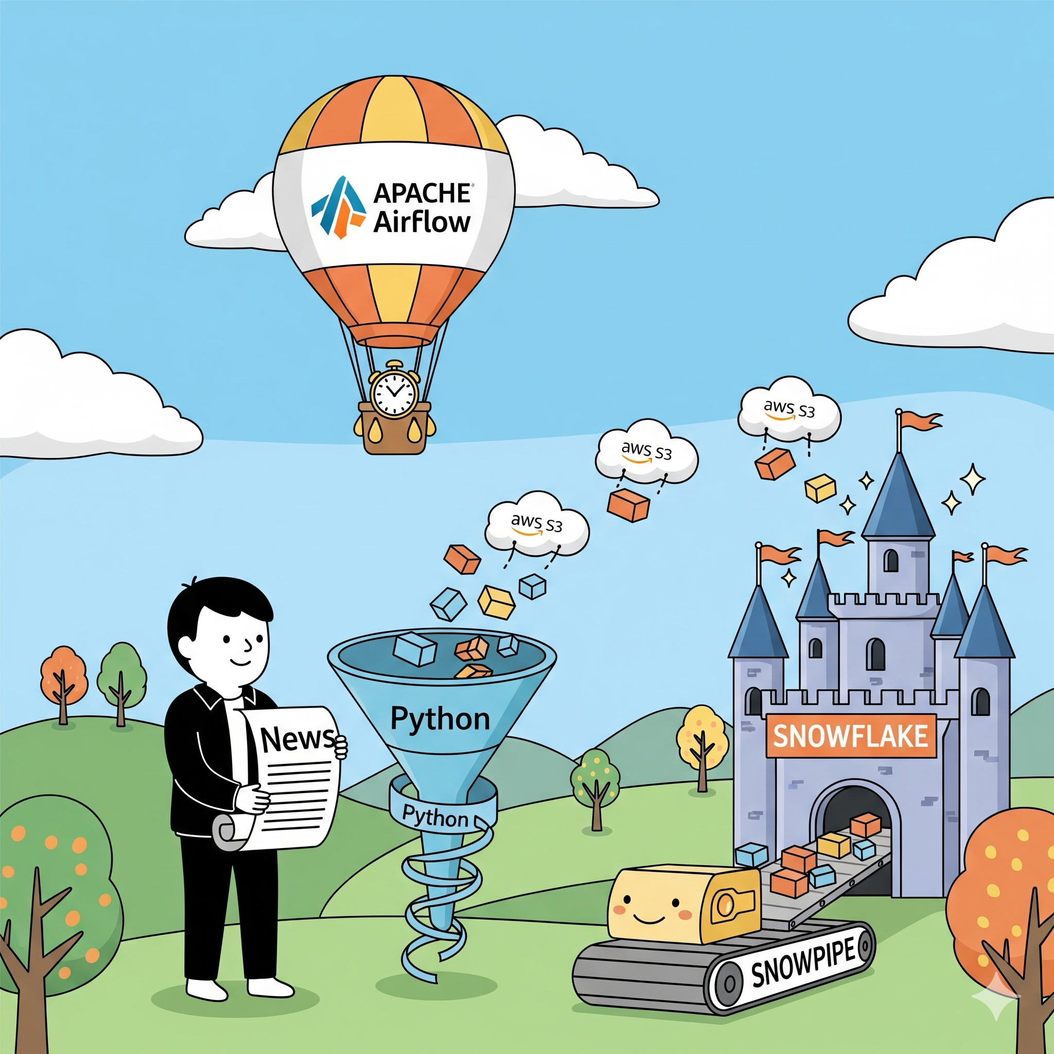 Event-Driven Snowflake Data Pipeline